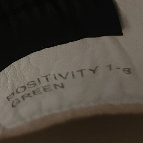 Vintage Havana Positivity 1 Green & White Sparkle Sneakers - Woman's Size 8 - Picture 9 of 11